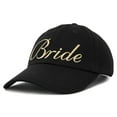 thumbnail image 4 of DALIX Bachelorette Party Hats Bride Squad Dad Caps Wedding Bridal Shower Black, 4 of 5