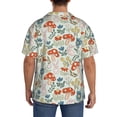 thumbnail image 3 of Fotbe Garden Of Little Bunnies Camisa Estampada de Manga Corta para Hombre, Casual de Verano, Estilo Playero, Sin Arrugas-Small, 3 of 5