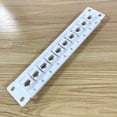 thumbnail image 3 of SIEYIO 10 Port CAT6 RJ45 Pass-Thru Patch Panel with Mounting Bracket for Keystone Jacks, 3 of 11