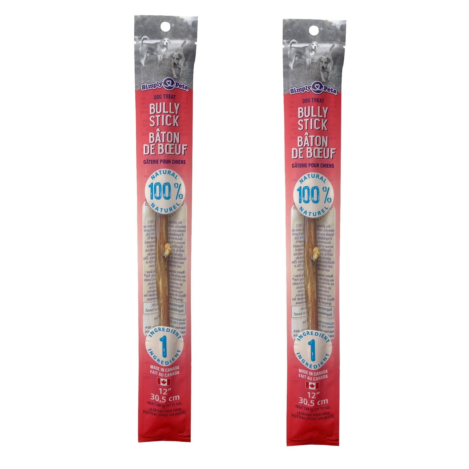 PRODUIT DU CANADA - Bâton de bully (Paquet double)