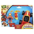 thumbnail image 2 of Marvel Iron Man and his Awesome Friends Iron Racer Action Figure & Toy Vehicle, 2 of 9