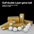 thumbnail image 4 of Pelotas de golf de práctica shaofei 12 piezas, doble capa, larga distancia, entrenamiento, 4 of 5