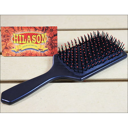 HILASON HORSE MANE TAIL DELUXE CLEANING BRUSH WITH RED BRISTLE