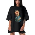 thumbnail image 3 of Women T Shirts and Men T shirt Oversized Shirts Cool Graphic Tees for Men Vintage Streetwear Sweat Casual Shirt XL, 3 of 5