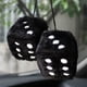 thumbnail image 2 of Colgante para coche, colgante de peluche, dados, dados, espejo retrovisor de automóvil, decoración colgante, 2 of 5