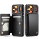 thumbnail image 1 of Funda billetera Vinich para iPhone 17 Pro Max de 6,9" con RFID, negra, 1 of 9