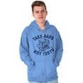 thumbnail image 5 of Funny Study Nerd Take Naps Not Tests Zip Up Hoodie Men's Women's Brisco Brands L, 5 of 5