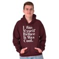 thumbnail image 5 of Myself Before It Was Sarcastic Hoodie Sweatshirt Women Men Brisco Brands 4X, 5 of 6