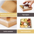 thumbnail image 4 of U Chef Paquete de 50 Mini Cajas para Postres y Comida 12.7 cm, Envases para Pastel, Rebanada, Galletas, Cajas para Panader&iacute;a con Tapa Transparente y A Prueba de Grasa, Alternativa a Envase, 4 of 6