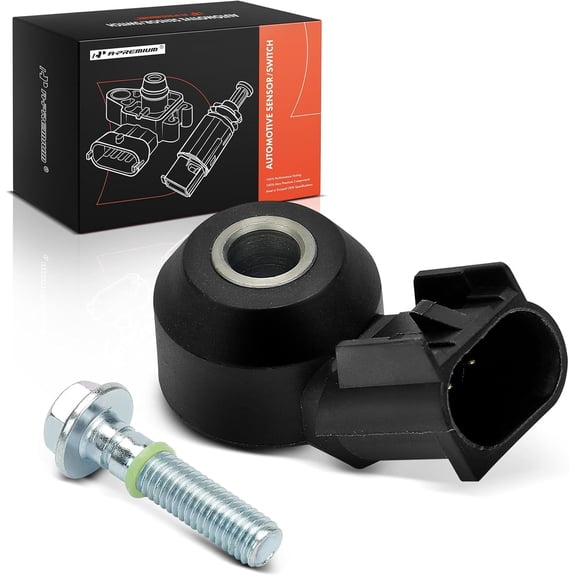 A-Premium Knock Detonation Sensor Compatible with Chevrolet, GMC, Buick, Cadillac & More - Express 1500, Silverado 1500, Malibu, Suburban, Tahoe, Sierra, Yukon, LaCrosse, Escalade, Replace# 12570125
