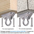 thumbnail image 4 of Heavy Duty Swing Hanger Kit - 1600lbs Capacity Hammock Ceiling Hook with 360° Swivel, All - in - One Hardware Set for Wood/Concrete Mounting, Ideal for Yoga Rope, Aerial Hoop & Punching Bag, 4 of 7