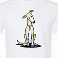 thumbnail image 4 of Inktastic Curious Greyhound T-Shirt, 4 of 5