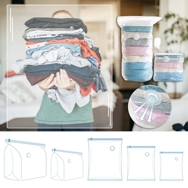 Vaidha Press Type Vacuum Compression Bag Travel- Pumping Storage Thickened Three-dimensional Clothes Finishing Packaging Too Compression Bag