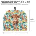thumbnail image 7 of ZUXONGSY Highland Cow Flower Teapot Cover Cozy Fit Tea Breakfast Warmer Cover Dust Protector with Hanging Ring Decorative Teapot Cover Easy to Clean for Hotel Restaurant Tea Party, 7 of 7