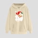 thumbnail image 2 of WILLBEST Sudadera Deportiva para Mujer Sudadera Navideña con Capucha Sudadera Informal de Manga Larga con Estampado Navideño X-Grande, 2 of 5