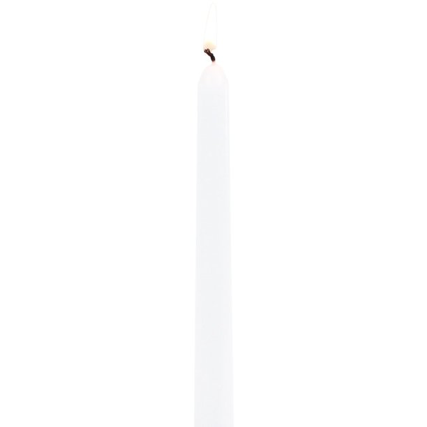 Koyal Wholesale 6Pack Unscented 10Inch Taper Candles, White Walmart
