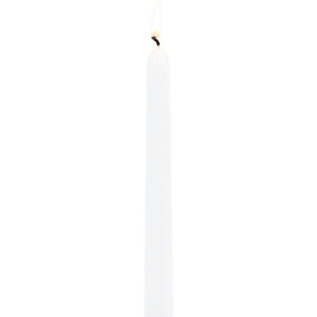 10 Inch Taper Candles - DIY Wedding Koyal Wholesale 6-Pack Unscented 10-Inch Taper Candles, White