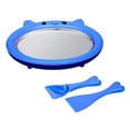 thumbnail image 1 of simhoa Cute Ice Cream Pan with 2 Spatulas Homemade DIY Instant Ice Cream Fruit Sweet Blue, 1 of 8