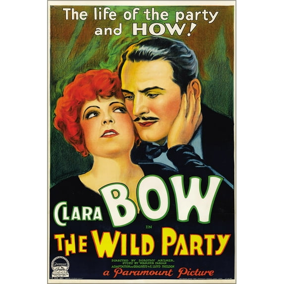 24"x36" Gallery Poster, clara bow in the Wild Party (1929)