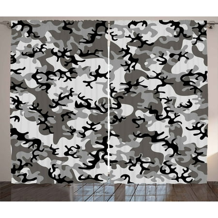 Camo Curtains 2 Panels Set Battledress Concept Concealment