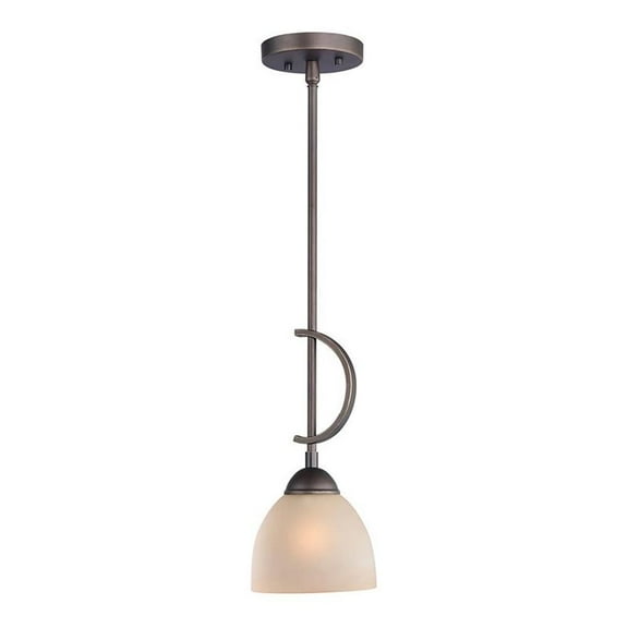 Woodbridge Lighting North Bay 1 Light Mini Pendant in Bronze/Brown