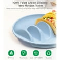 thumbnail image 3 of Plateau de Service en Silicone Plateau Divisé Support pour Grill Cuisine Extérieure Ustensile de Cuisson Réutilisable Durable -Usage Organisateur de Vaisselle, 3 of 3
