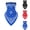 Black, variant on Shadoumai Face Scarf Bandana Ear Loops Face Rave Balaclava Men Women Neck Gaiters for Dust Wind Motorcycle Mask