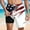 White, variant on Xuniizn Independence Day Mens Shorts Comfy Loose American Flag Print Elastic Waist 4th of July Swim Shorts Summer Beach Quick Dry Memorial Day Holiday Casual Shorts
