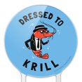 thumbnail image 3 of Acrylic Dressed To Krill Kill Funny Humor Cake Topper Party Decoration for Wedding Anniversary Birthday Graduation, 3 of 7