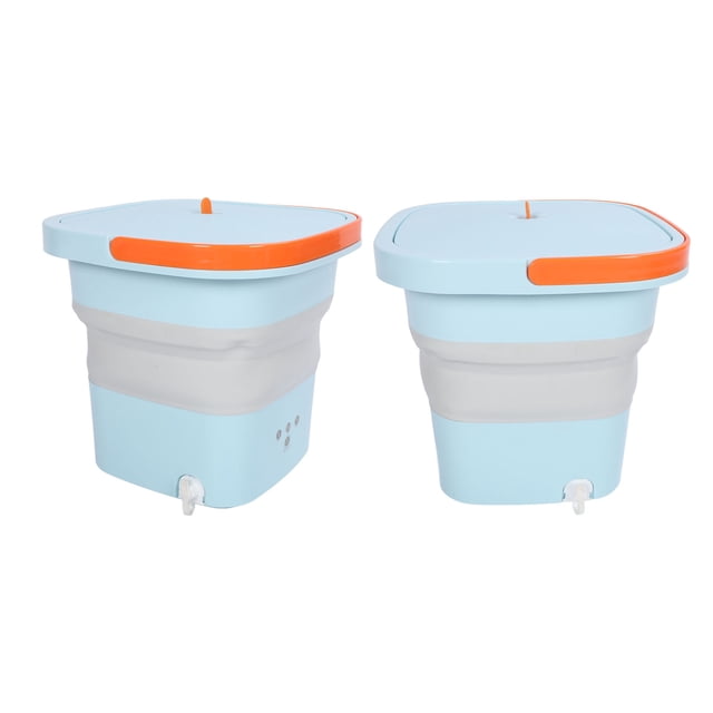 Mini Lavadora Portátil Lavadora De Cubo Plegable 6L Para Lavar Calcetines, Ropa De Bebé, Ropa Interior, Lavador De Lavandería Mini De Vije Compacta Y Ligera Para Uso