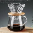 thumbnail image 3 of Pour Over Coffee Maker Set, Glass Carafe Coffee With Glass Coffee Filter, Drip Coffee Maker Set for Home Or Office,300Ml, 3 of 5
