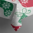 thumbnail image 4 of Christmas Stocking Pattern Rectangle Tablecloth 60"x120",Waterproof Polyester Rectangle Table Cloth, Wipeable Spillproof Polyester Tablecloth for Dining, Camping, Indoor and Outdoor, 4 of 6