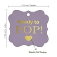 thumbnail image 7 of Inkdotpot Real Gold Foil Ready To Pop Baby Shower Tags Favor Bracket Shape Hang Pack Of 100 Paper Tags, 7 of 7