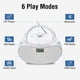 thumbnail image 2 of Reproductor de CD estéreo portátil Boombox Nextron CB-500BT Blanco, 2 of 9