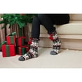 thumbnail image 3 of LEMZONE Women's Winter Slipper Socks Warm Cozy Fuzzy Fleece-lined Cabin Socks with Grippers, 3 of 5