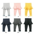 thumbnail image 5 of SILVERCELL Kids Culotte Tights Stretchy Cotton Pantskirt Toddler Girls Footless Leggings with Ruffle Tutu Skirts, 5 of 5