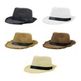 thumbnail image 3 of fastboy Enjoy Sun With Lightweight Beach Hat In Various Colors Wide Brim Straw Hat Simple Beach Hat Sun Hat white, 3 of 6