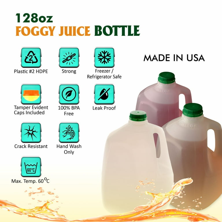 Juice Shot Bottles Set - Wide Mouth for Juicing/Beverage Storage
