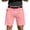 Pink, variant on Domuza Mens Casual Shorts Classic Fit Chino Dress Shorts Lighweight Stretch Flat Front Golf Shorts with Pockets Pink 3XL