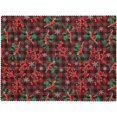 thumbnail image 3 of Christmas Plaid with Holly and Berries Tablecloth Rectangle, New Year Table Cloth Xmas Washable Table Cover for Holiday/Picnic/Dining/Party Decoration, 60 X 84 Inch, 3 of 5
