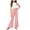Pink, variant on Cethrio Girls Cotton Linen Outfit Sets Size 7-8 T, 2 Piece Sleeveless Casual Kids' Summer Clothing Sets Pink