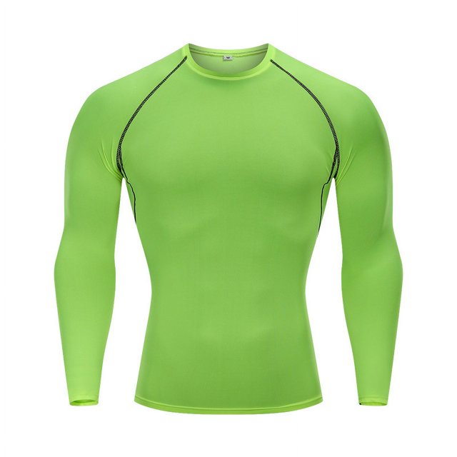 Tights Long-sleeved Fitness Clothes Men's Running Sports Quick-drying Compression Clothes High-elastic Top Basketball Sports Compression Clothes