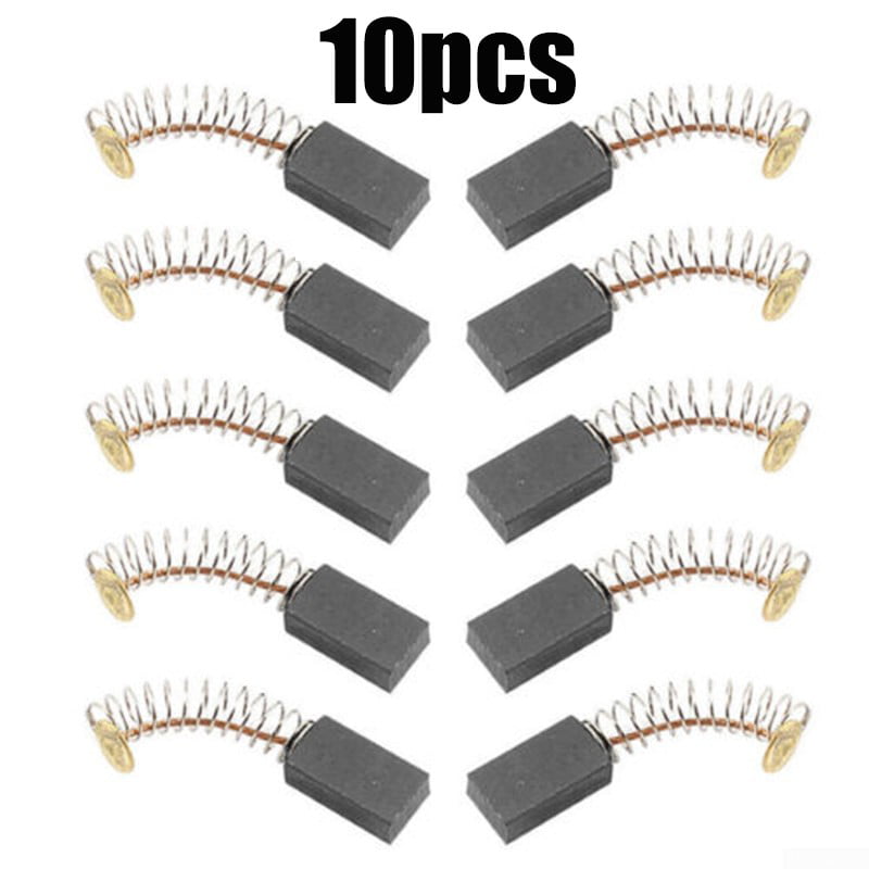 10 Pcs Set Carbon Brush Replacement Part For Electric Tool Motor Drill Chain Saw