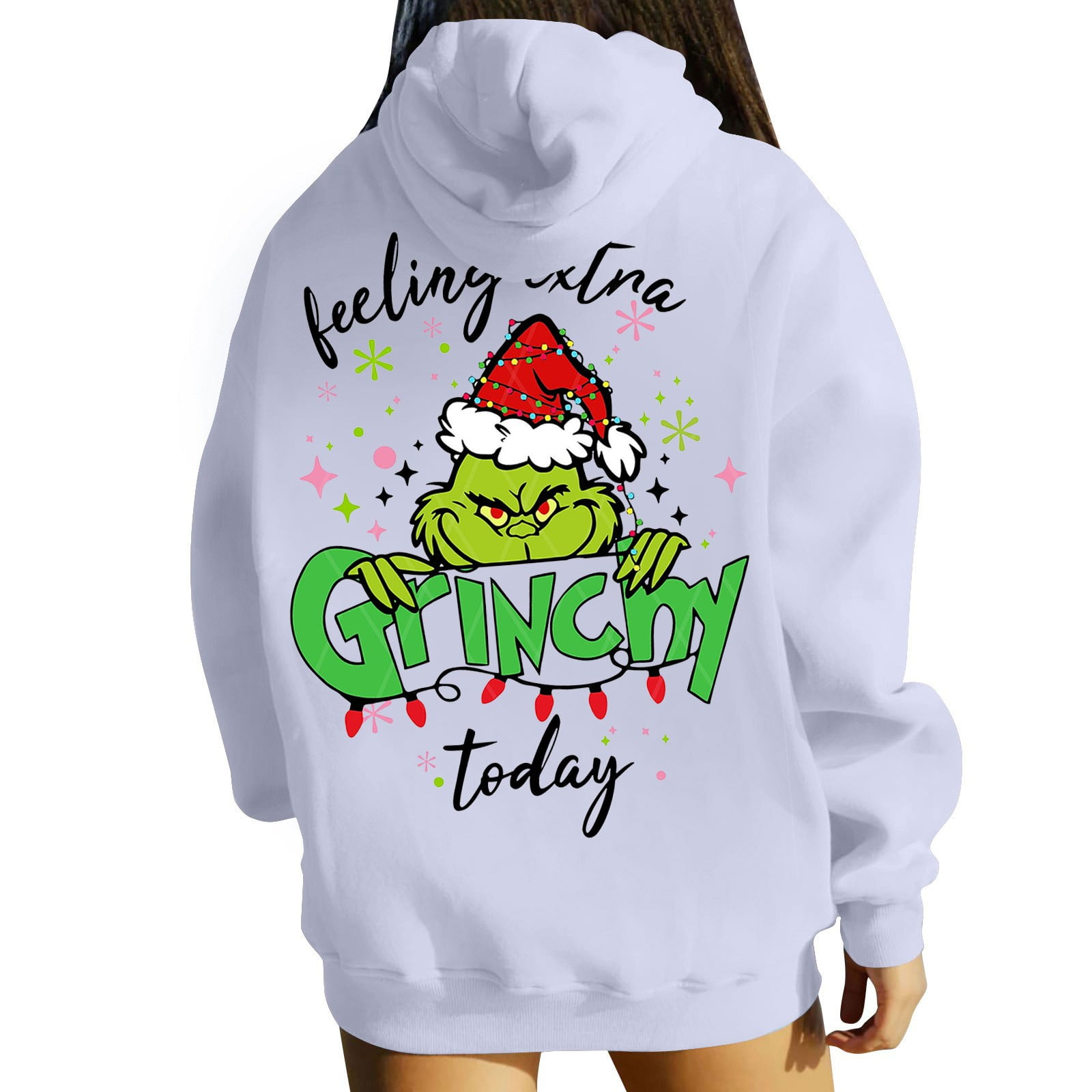 Christmas Sweater Grinch Holiday Hoobie Whatty Sweatshirt