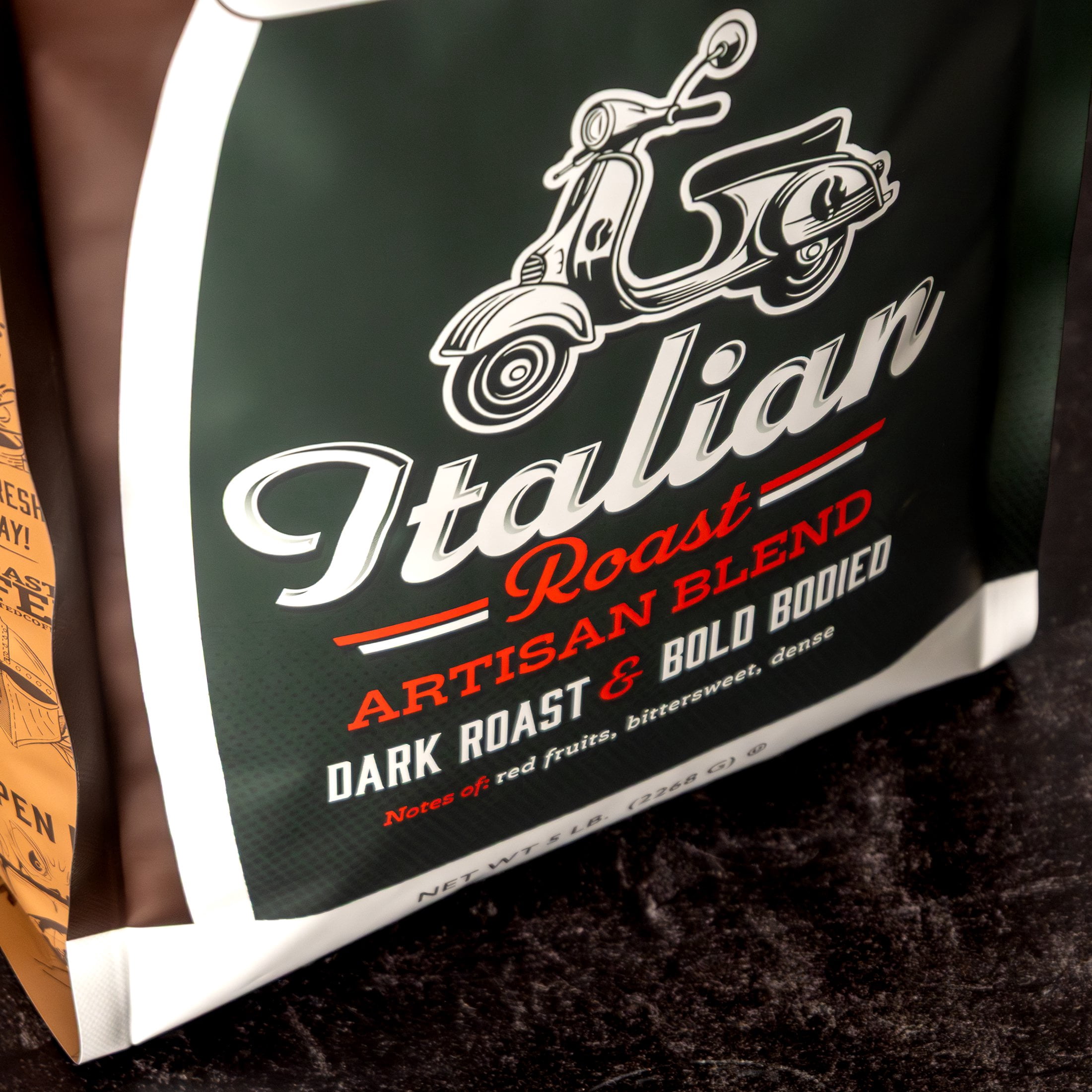 Fresh Roasted Coffee, Italian Roast Coffee, Dark Roast, Drip Ground, 32 oz 2 lbs