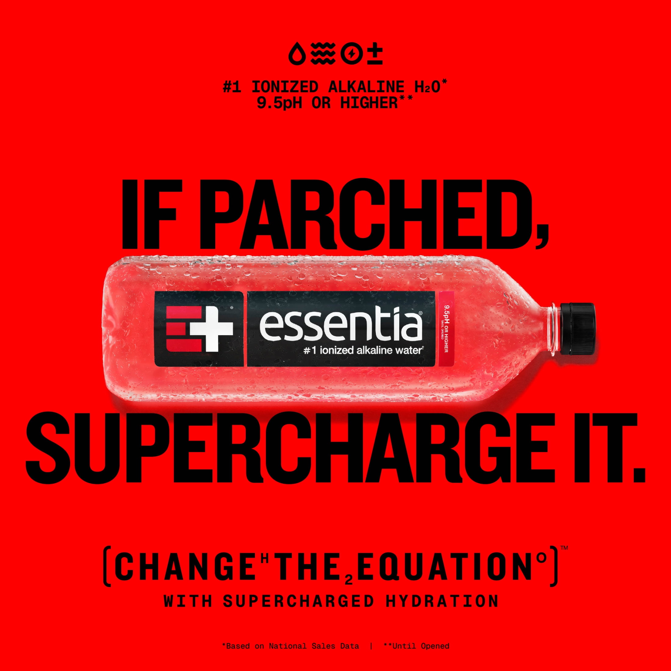 Essentia Ionized Alkaline Water, 9.5 PH until opened, 99.9% Pure, Bottled Water, 1.5L Bottle
