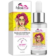 Hyaluronic Acid Serum, 1 Hydrating & Plumping Superpower, Anti-Aging + Youth Promoting- PLUMP, Erase Wrinkles, Increase Elasticity, Boost Collagen with Vitamin C & Plant Stem Cells. 1oz