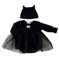 thumbnail image 1 of Newborn Baby Girl Little Ghost Costume Bodysuit with Hat, 1 of 5