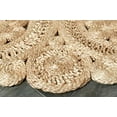thumbnail image 2 of LR Resources NATUR12031NAT60RD 6 ft. Natural Jute Round Area Rug, Natural, 2 of 2