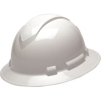 Pyramex - HP54110 Ridgeline Full Brim Hard Hat, 4-Point Ratchet Suspension, Whit